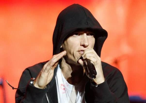 Eminem performed to around 30,000 people in Bellahouston Park. Picture: Getty