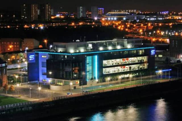 STV's headquarters at Pacific Quay in Glasgow. Picture: submitted