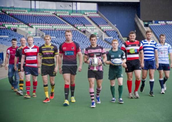 Representatives of the RBS Premiership teams meet at Murrayfield. Picture: SNS
