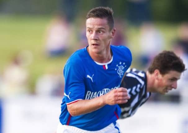Ian Black in action for Rangers in a pre-season clash with Elgin. Picture: SNS