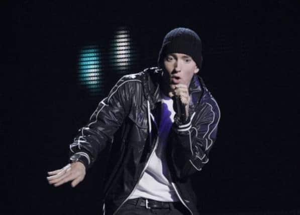 Eminem was well received in Glasgow. Picture: AP