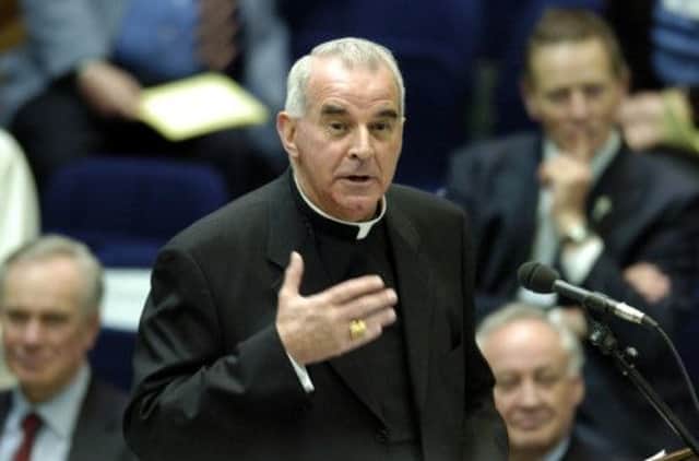 Cardinal OBrien resigned over his inappropriate behaviour. Picture: Toby Williams
