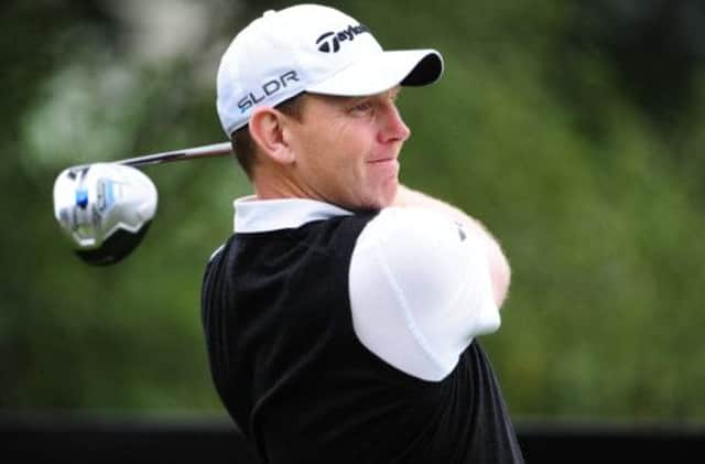 Stephen Gallacher: Swing pain. Picture: Ian Rutherford