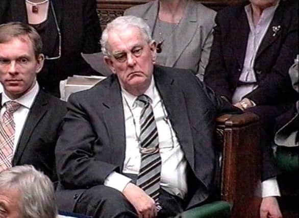 'Father of the House' Tam Dalyell in 2003. Picture: PA