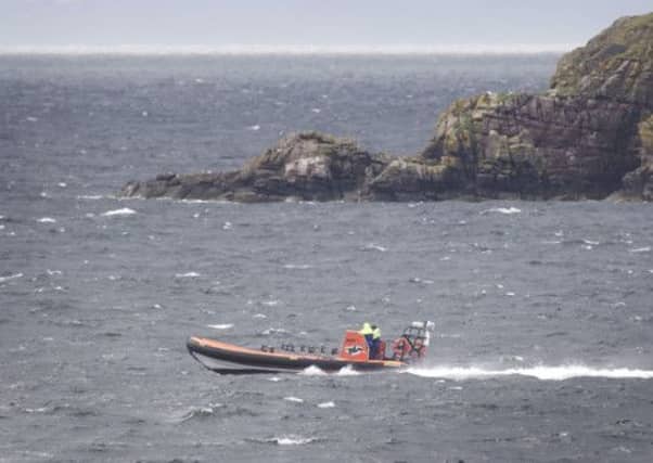 The canoe capsized in waters at Gairloch. Picture: PA