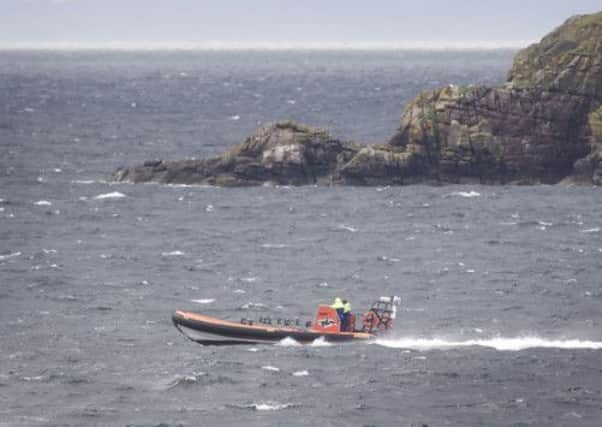 The canoe capsized in waters at Gairloch. Picture: PA