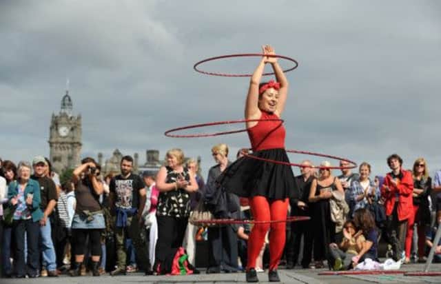 The Edinburgh Festival is in full swing. Picture: Jane Barlow