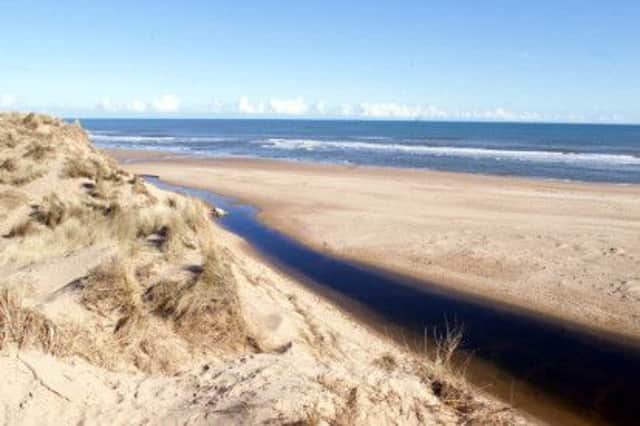 Balmedie beach near Aberdeen
