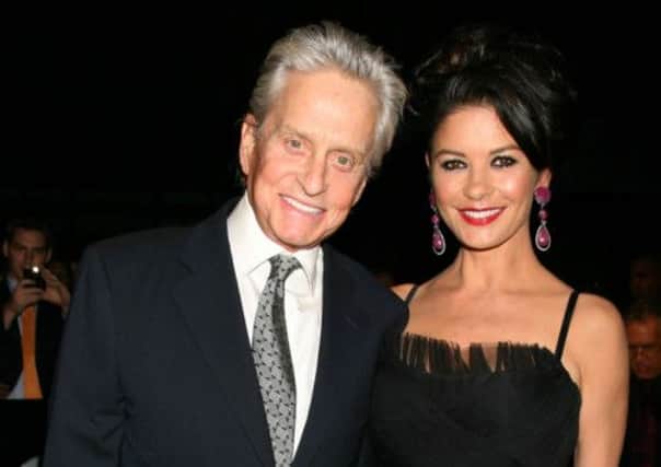 Michael Douglas pictured with his wife Catherine Zeta Jones. The pair are reportedly set to split. Picture: AP