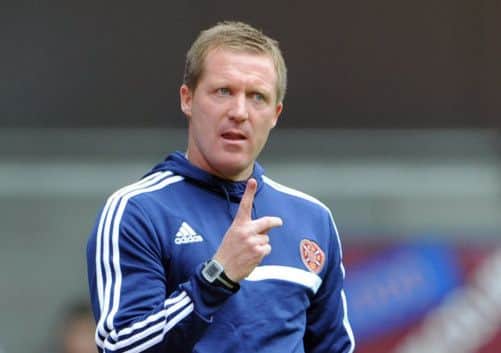Hearts manager fears young stars burning out. Picture: Jane Barlow