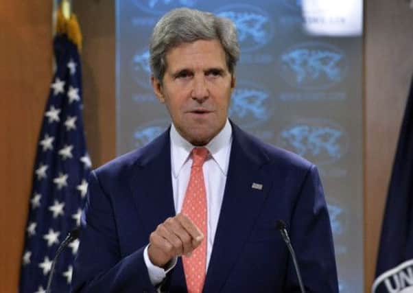 US Secretary of State John Kerry: Syrian chemical attack is 'moral obscenity'. Picture: Getty