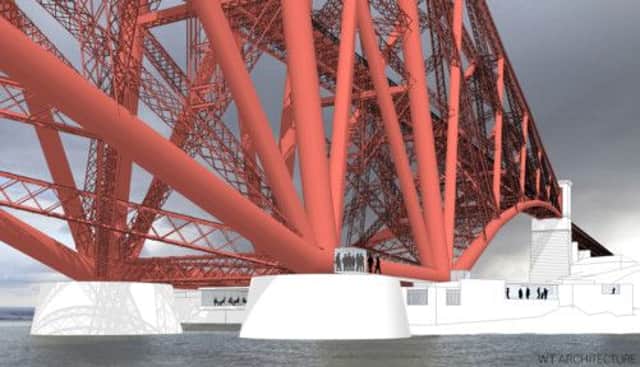 An artist impression of the Forth Bridge visitor centre complex. Picture: Contributed
