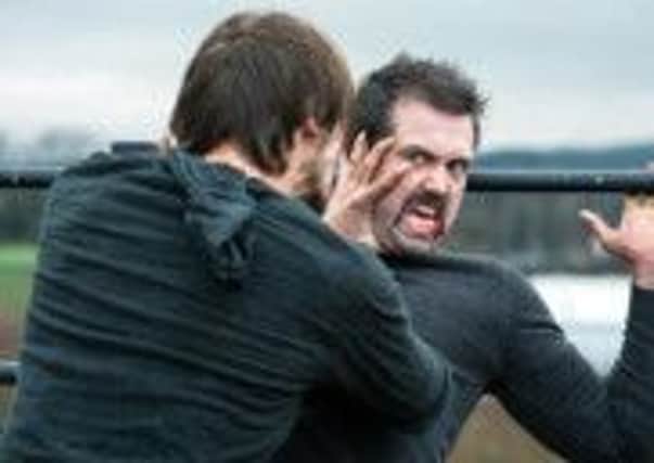 A violent confrontation in teatime soap opera Hollyoaks. Picture: Channel 4
