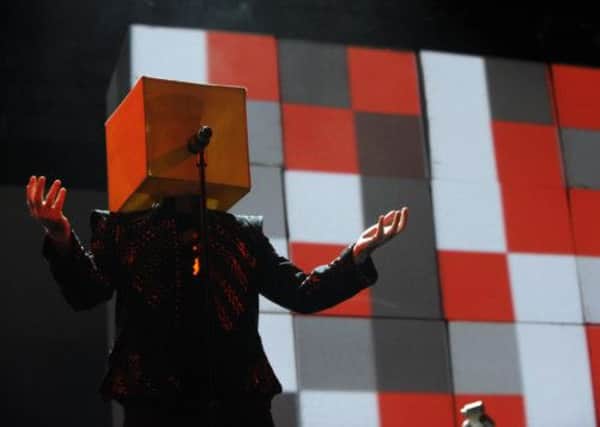 The Pet Shop Boys at T in the Park in 2009. Picture: TSPL