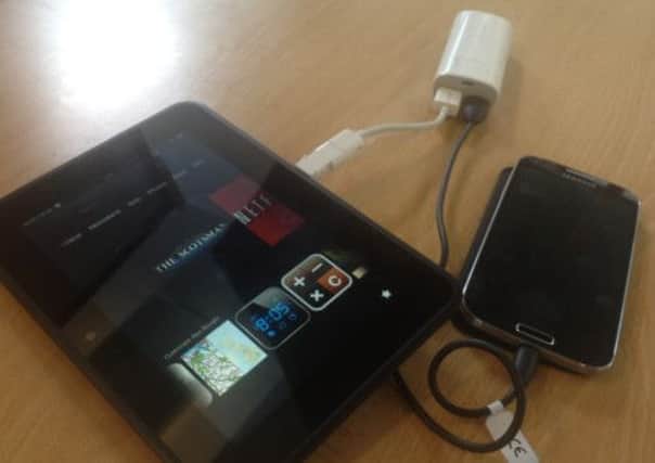 The Pocketcell Duo can charge two devices at once. Picture: comp