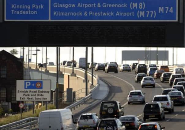 The number of Scots driving has risen for the first time in five years. Picture: Jayne Wright