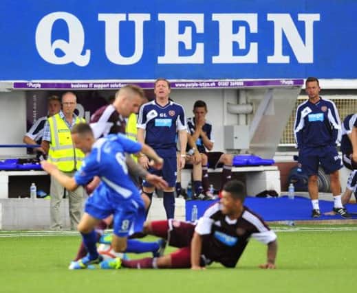 Queen of the South took on Hearts in a pre-season friendly this year. Picture: Robert Perry