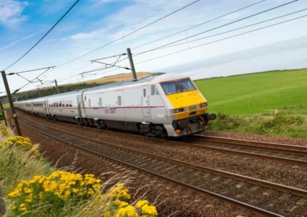 The Scotland -London east coast main line has suffered major disruption due to a fault with overhead wires. Picture: Contributed