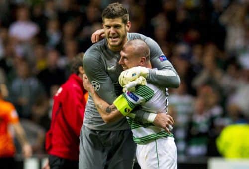 Fraser Forster: Benfica link. Picture: SNS