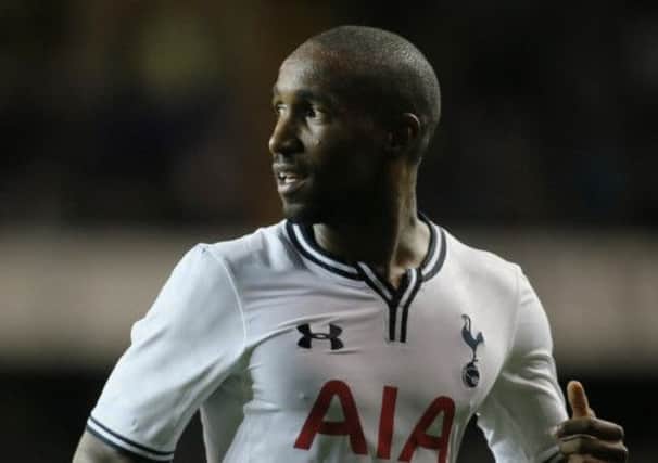 Jermain Defoe gave a timely reminder of his striking prowess as he helped himself to a well-taken brace at White Hart Lane. Picture: AP