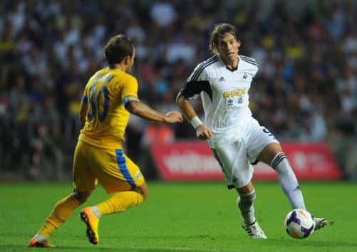 Swansea's strong performance in the 1st leg was enough to see them through. Picture: Getty