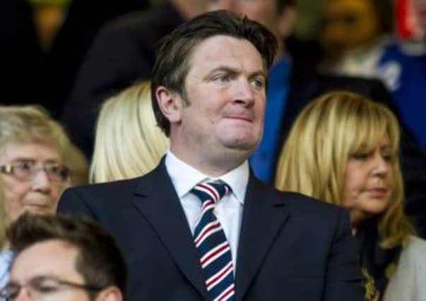 Sandy Easdale, pictured at Rangers' match with Berwick. Picture: SNS