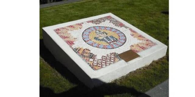 The memorial to the Cheapside Street fire victims