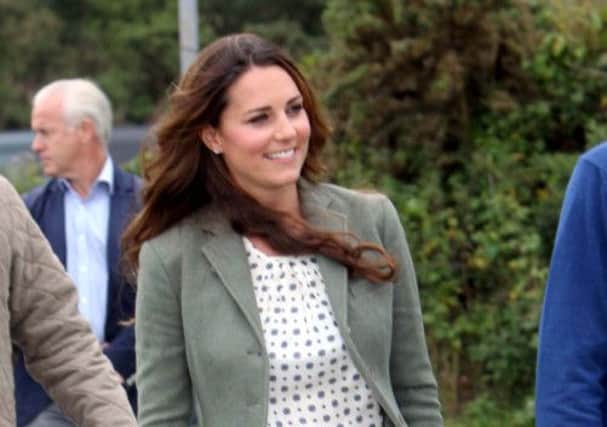 The Duchess of Cambridge wowed the crowds. Picture: PA