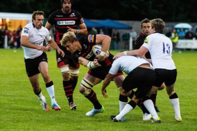 Edinburgh bagged a deserved pre-season friendly win over the Premiership side at Hawick's Mansfield Park. Picture: Ian Georgeson