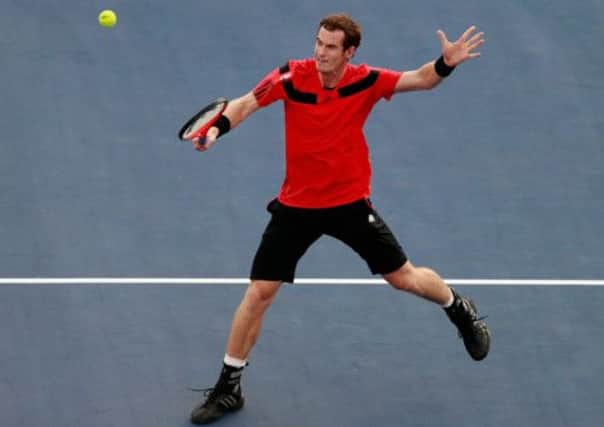 Andy Murray saw off Leonardo Mayer in four sets. Picture: Getty