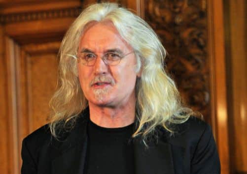 Billy Connolly receiving the Freedom of the City of Glasgow in August 2010. Picture: Robert Perry