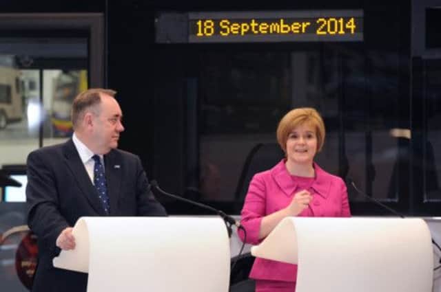Deputy First Minister Nicola Sturgeon visit says the poll is a "game changer". Picture: Johnston Press