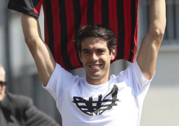Kaka: Has signed for AC Milan. Picture: AP