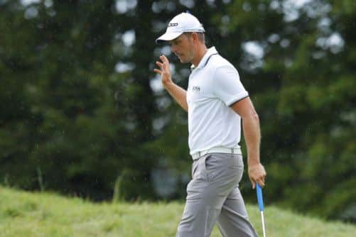 Henrik Stenson: Three clear. Picture: Reuters