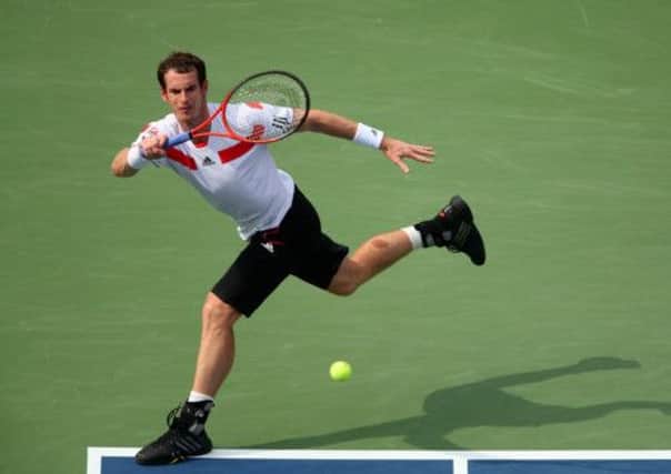 Andy Murray during his men's singles third round match against Florian Mayer. Picture: Getty