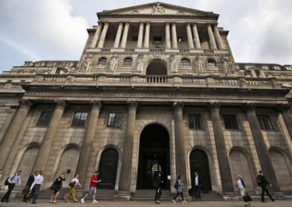 The Bank of England. Picture: AP