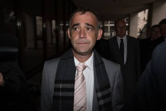 Michael La Vell outside court. Picture: LNP