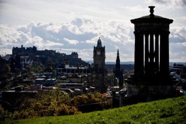 The view over Edinburgh from Calton Hill. Picture: Ian Georgeson