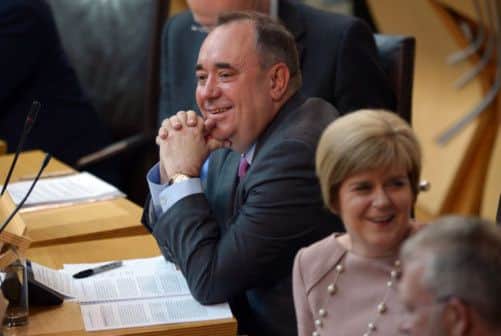 Alex Salmond and Nicola Sturgeon were all smiles yesterday, but the latest poll on independence may not be so well received. Picture: Phil Wilkinson