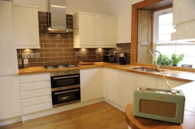 The kitchen at Laverockbank Cottage. Picture: Julie Bull