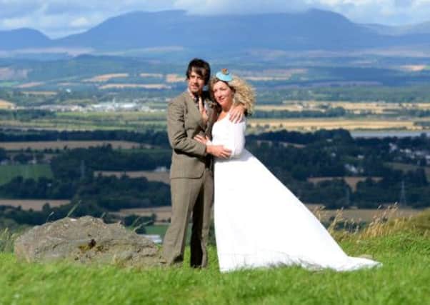 Georgina Porteous and Sid Innes managed a fairytale wedding day for the outlay of just £1. Picture: Hemedia