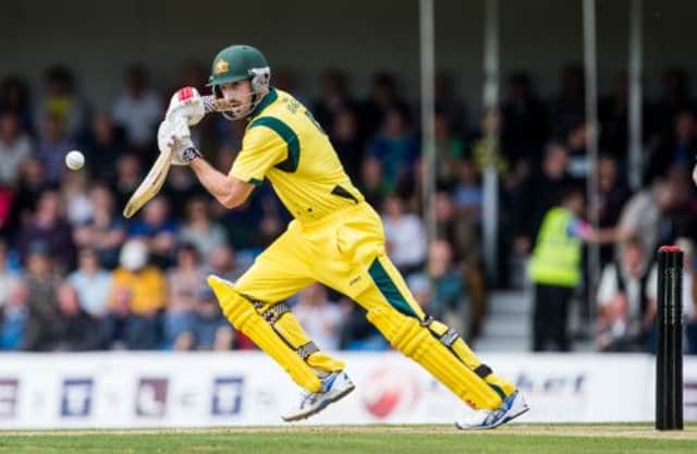 Shaun Marsh went on to score 151. Picture: Ian Georgeson
