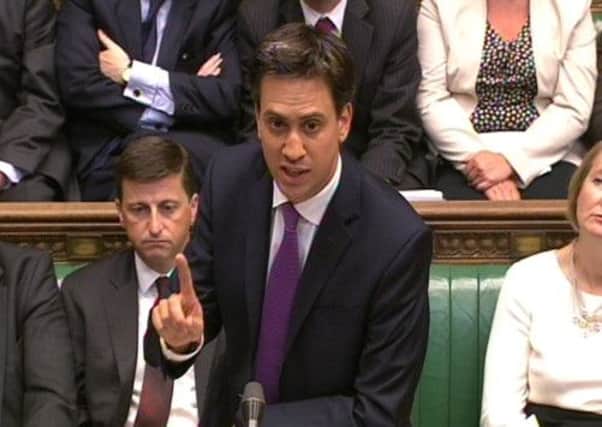 The Tories want this to be about Milibands character. He needs to make it about Camerons competence. Picture: PA