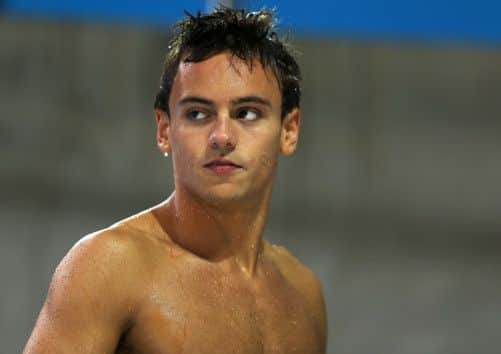 Tom Daley joins Sir Chris Hoy and Jessica Ennis-Hill in promoting the Glasgow games. Picture: Getty