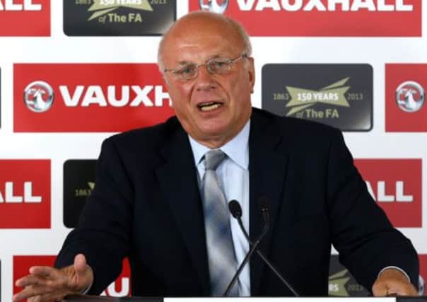 New Football Association chairman Greg Dyke throws down the gauntlet to England. Picture: Getty Images
