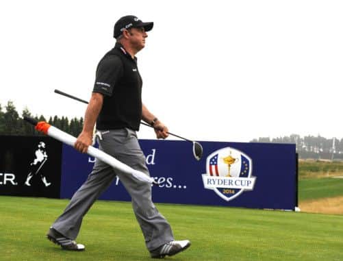 European Ryder Cup captain Paul McGinley at Gleneagles during the Johnnie Walker Championship. Picture: Ian Rutherford