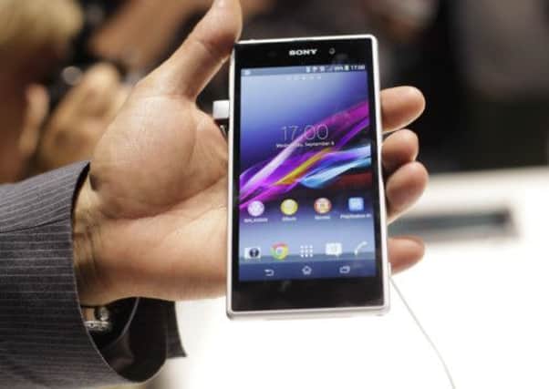 The Sony Xperia Z1  is said to be waterproof. Picture: AP