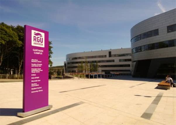 Robert Gordon's Garthdee campus. The institution has joined forces with a Russian educational provider. Picture: Complimentary