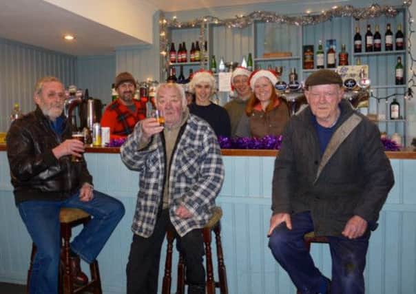 The pub, during its Christmas and New Year opening. Picture: Moira Kerr