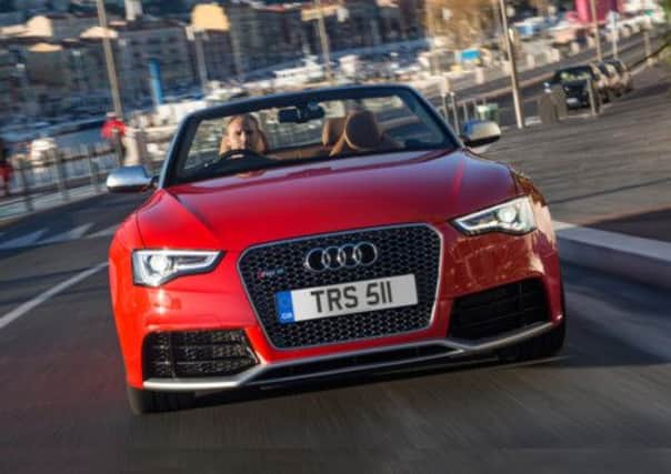 The RS5 cabriolet is more powerful than the M3, more practical than an F-Type